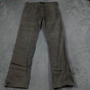 Big Star Jeans Mens 32x30 Gray Denim Venture Straight Distressed Western Pockets